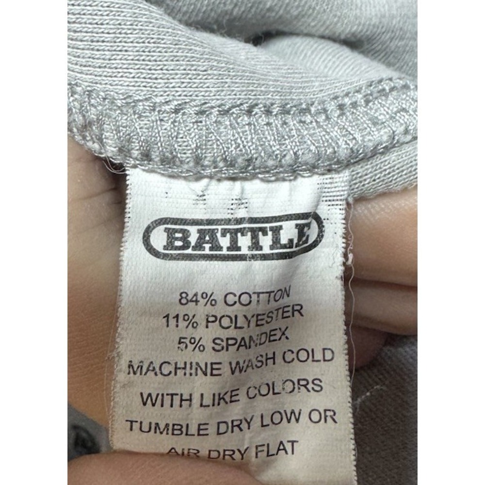 Battle Sports Football Joggers Sweatpants Athletic Gear Gray Men's Size XL - Picture 5 of 6